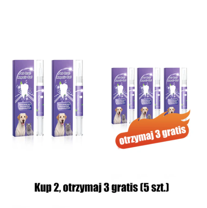 Żel do higieny jamy ustnej dla zwierząt (Kup 1, otrzymaj 1 za darmo)