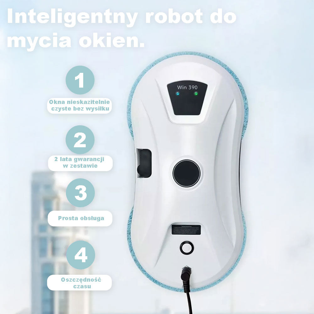 Inteligentny robot do mycia okien - najlepsze rozwiązanie dla nieskazitelnych okien